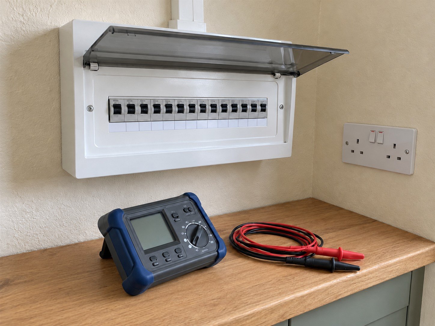 Electrical installation and consumer unit for an EICR inspection